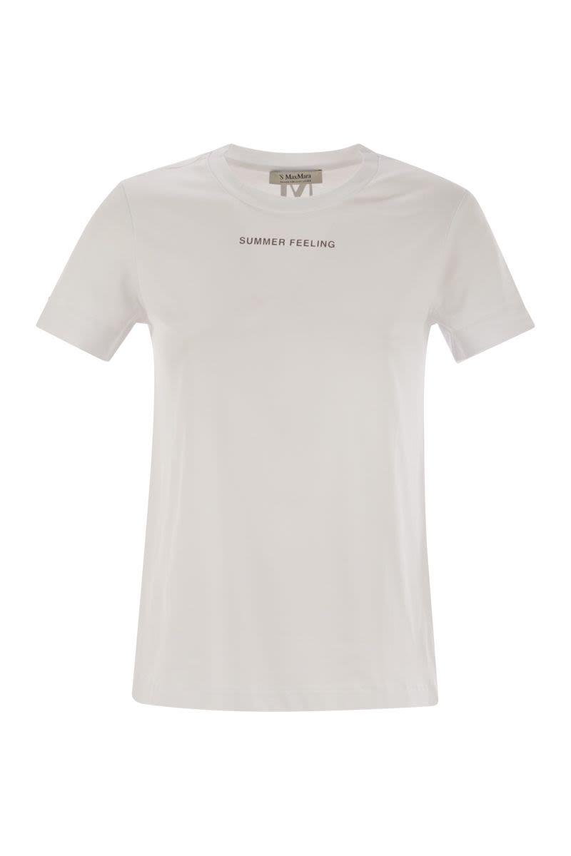 S MAX MARA Short-Sleeved Logo T-Shirt
