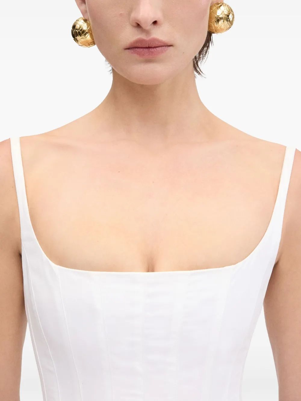 JACQUEMUS Mini Dress with Elegant Draping