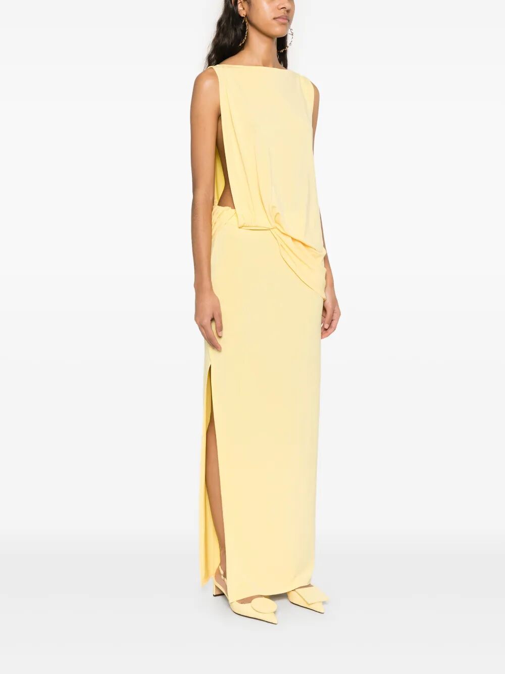 JACQUEMUS The Long Peplo Dress