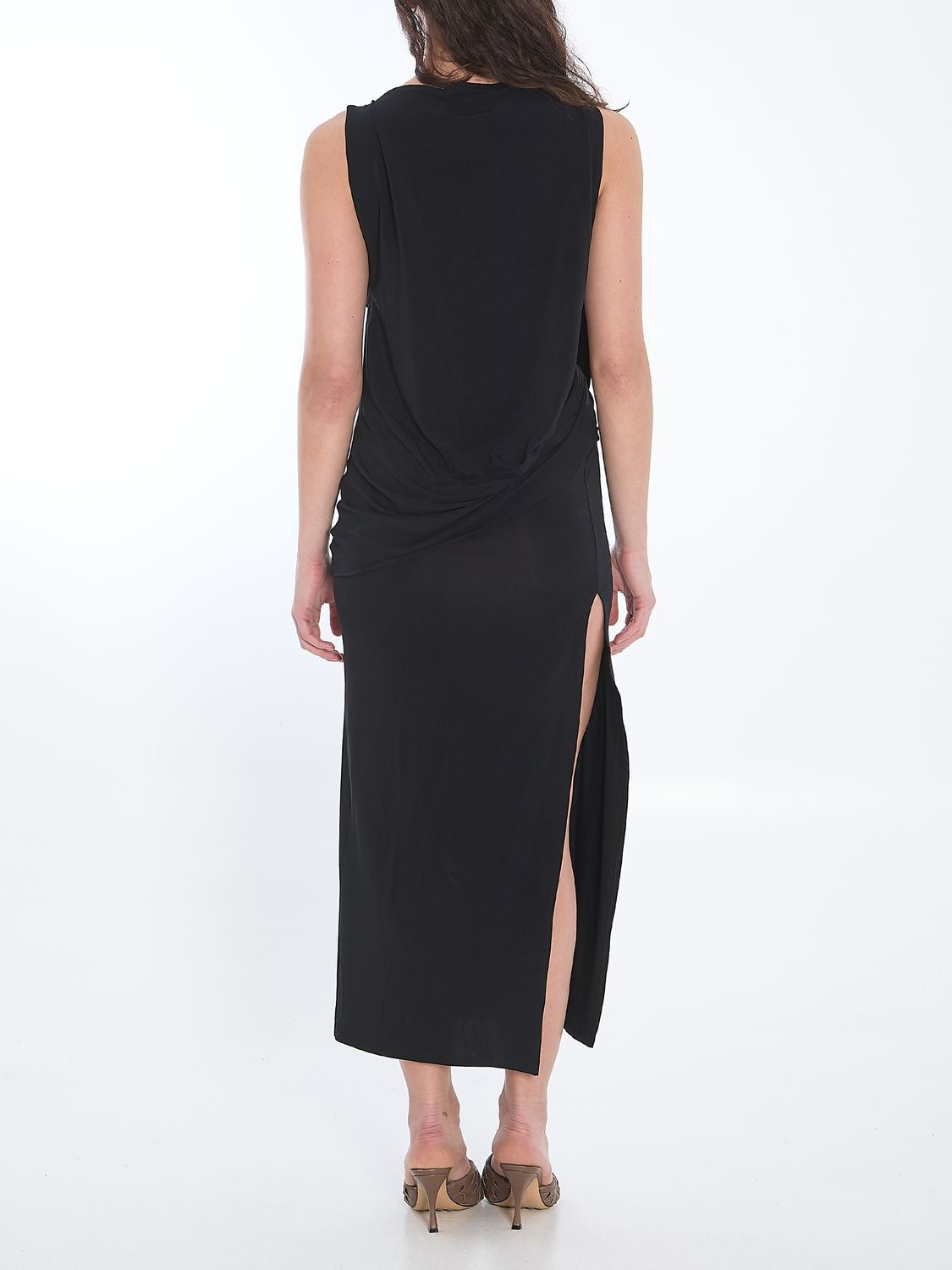 JACQUEMUS The Long Peplo Dress
