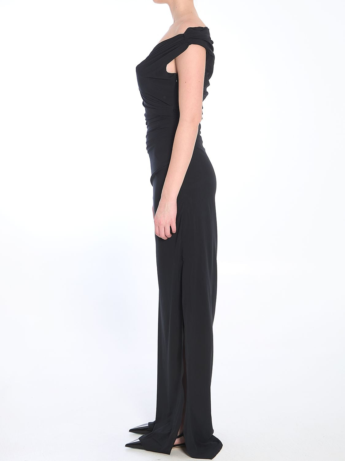 JACQUEMUS Draped Long Dress