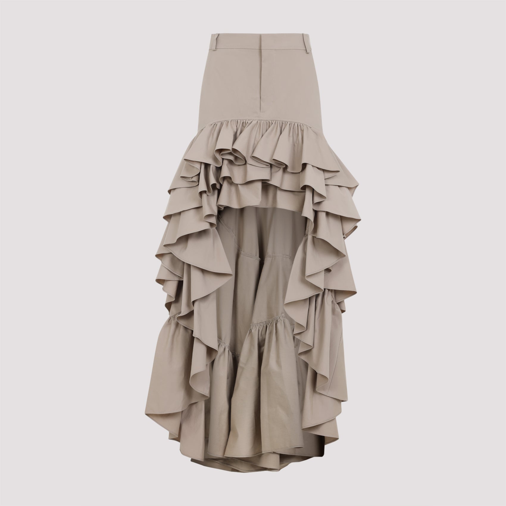 MOSCHINO COUTURE Cotton Long Skirt for Women - SS25 Collection