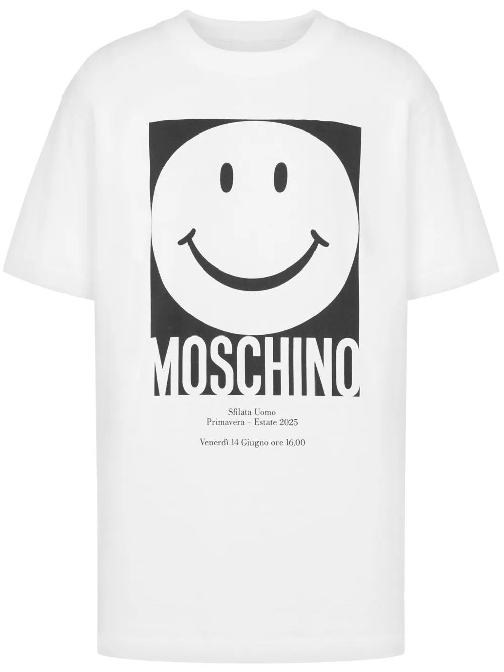 MOSCHINO COUTURE Logo-Print Cotton T-Shirt