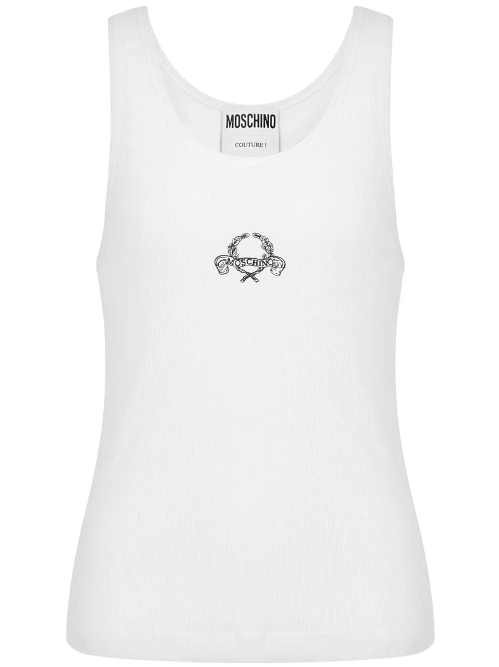 MOSCHINO COUTURE Logo-Embroidered Vest for Women - SS25 Collection