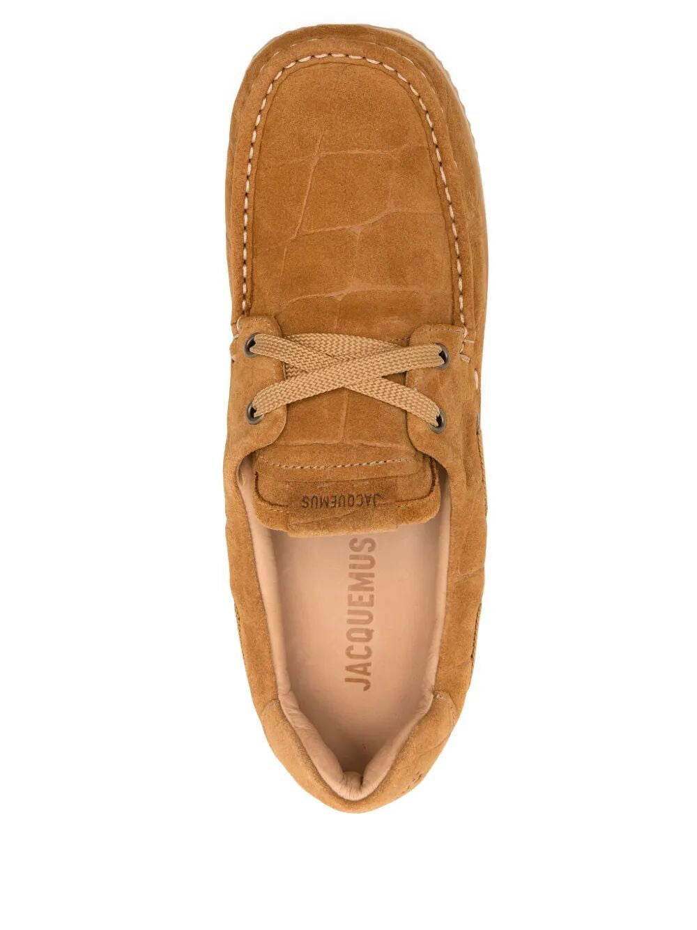 JACQUEMUS Elegant Suede Moccasin Loafers for Women