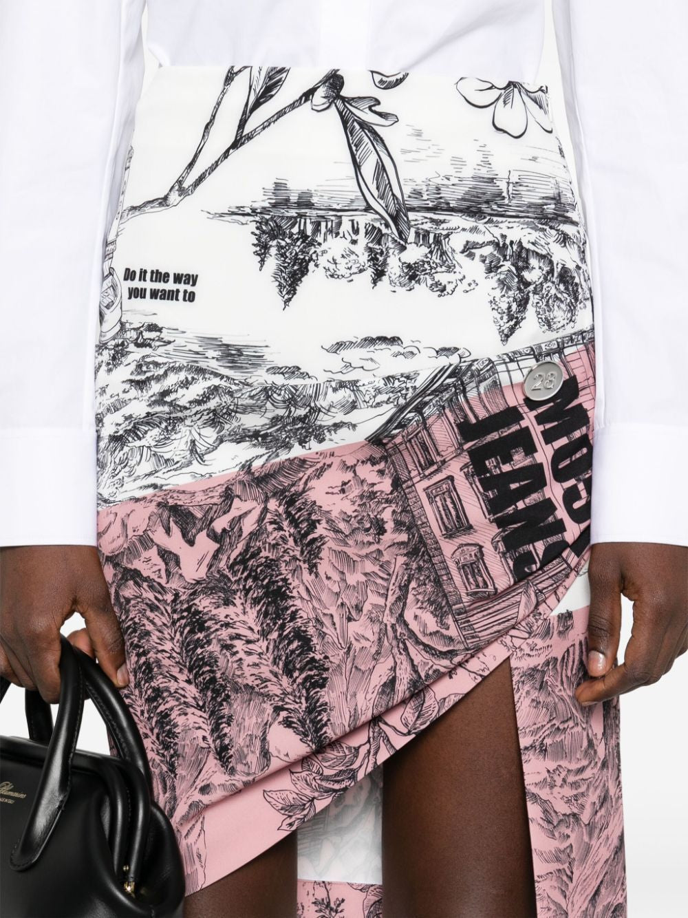 MOSCHINO JEANS Chic Mini Polyester Skirt for Women