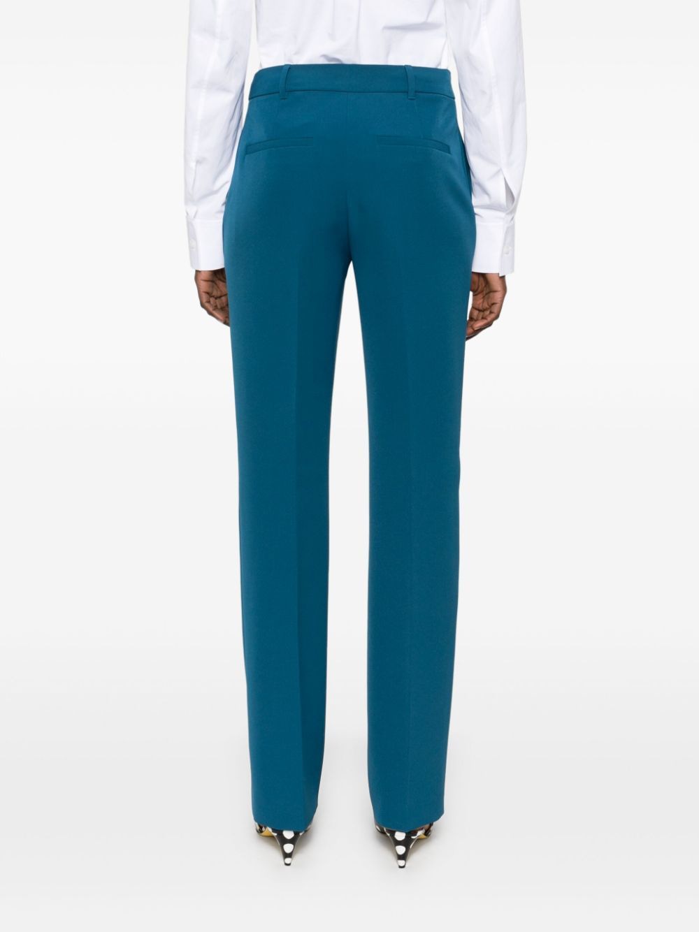 MOSCHINO JEANS High-Waisted Polyester Pants for Women