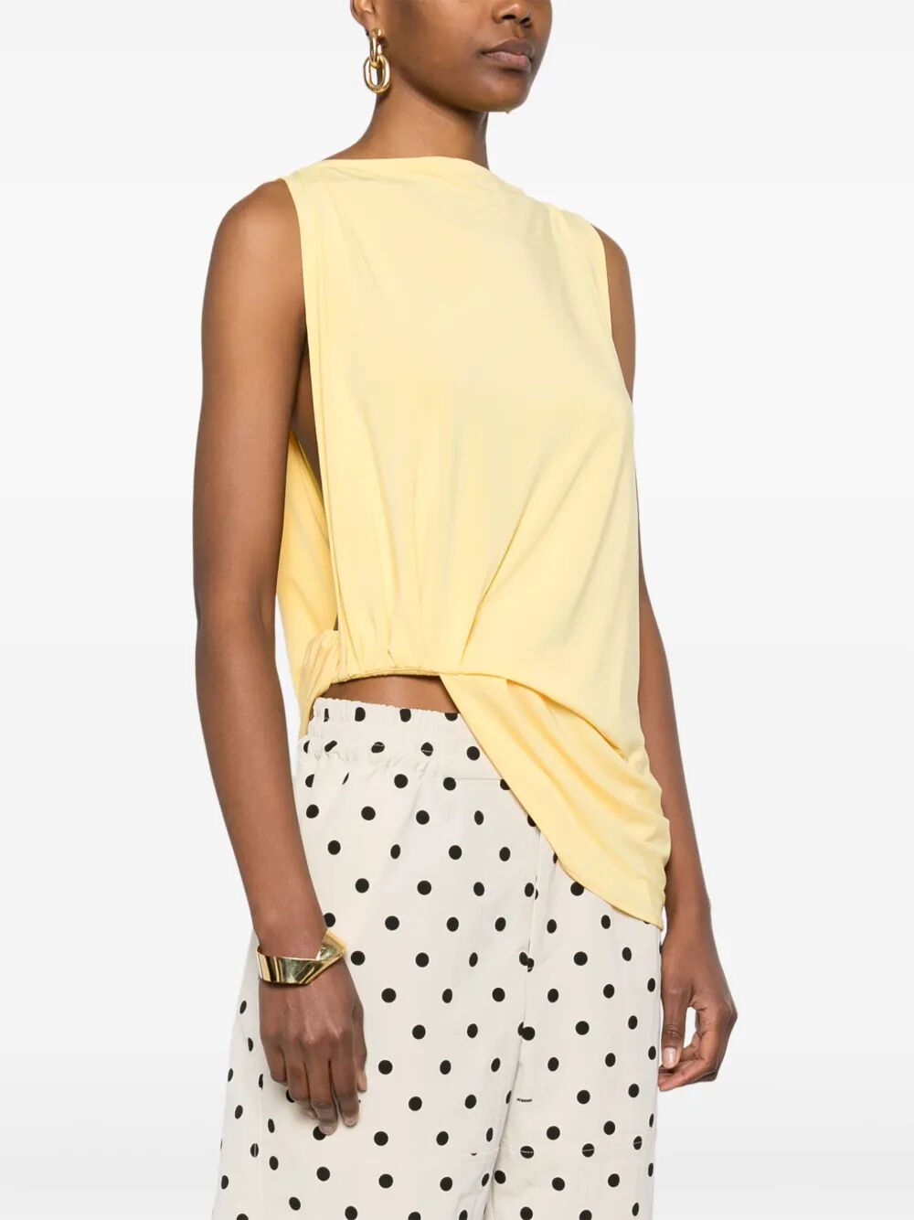 JACQUEMUS Mini Chic Peplum Top for Women