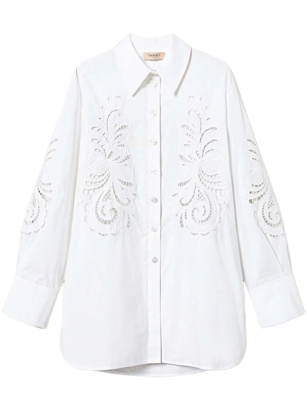 TWIN-SET Embroidered Mini Shirt for Women