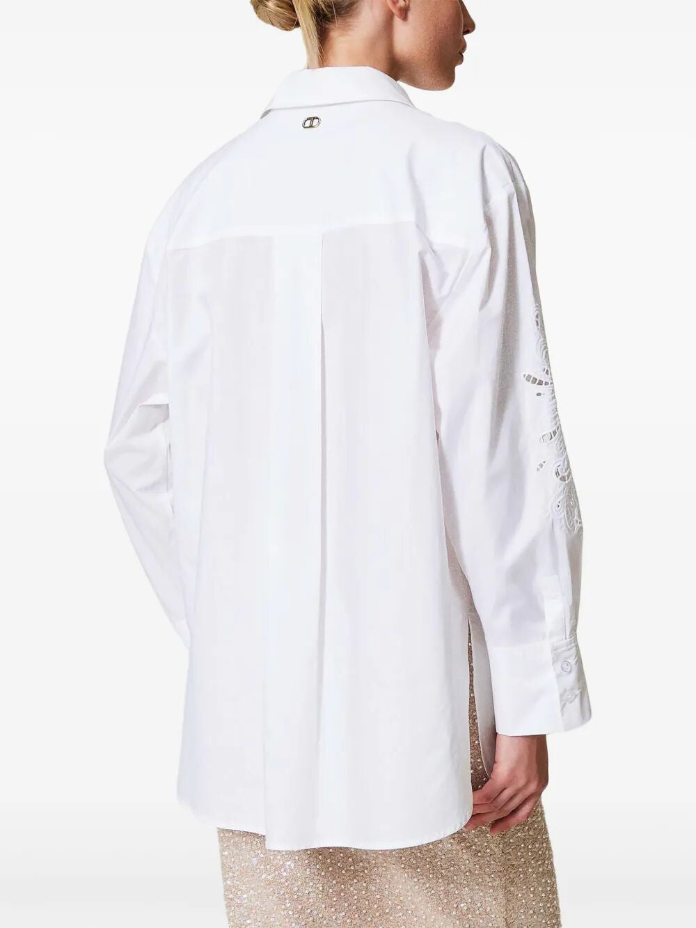 TWIN-SET Embroidered Mini Shirt for Women