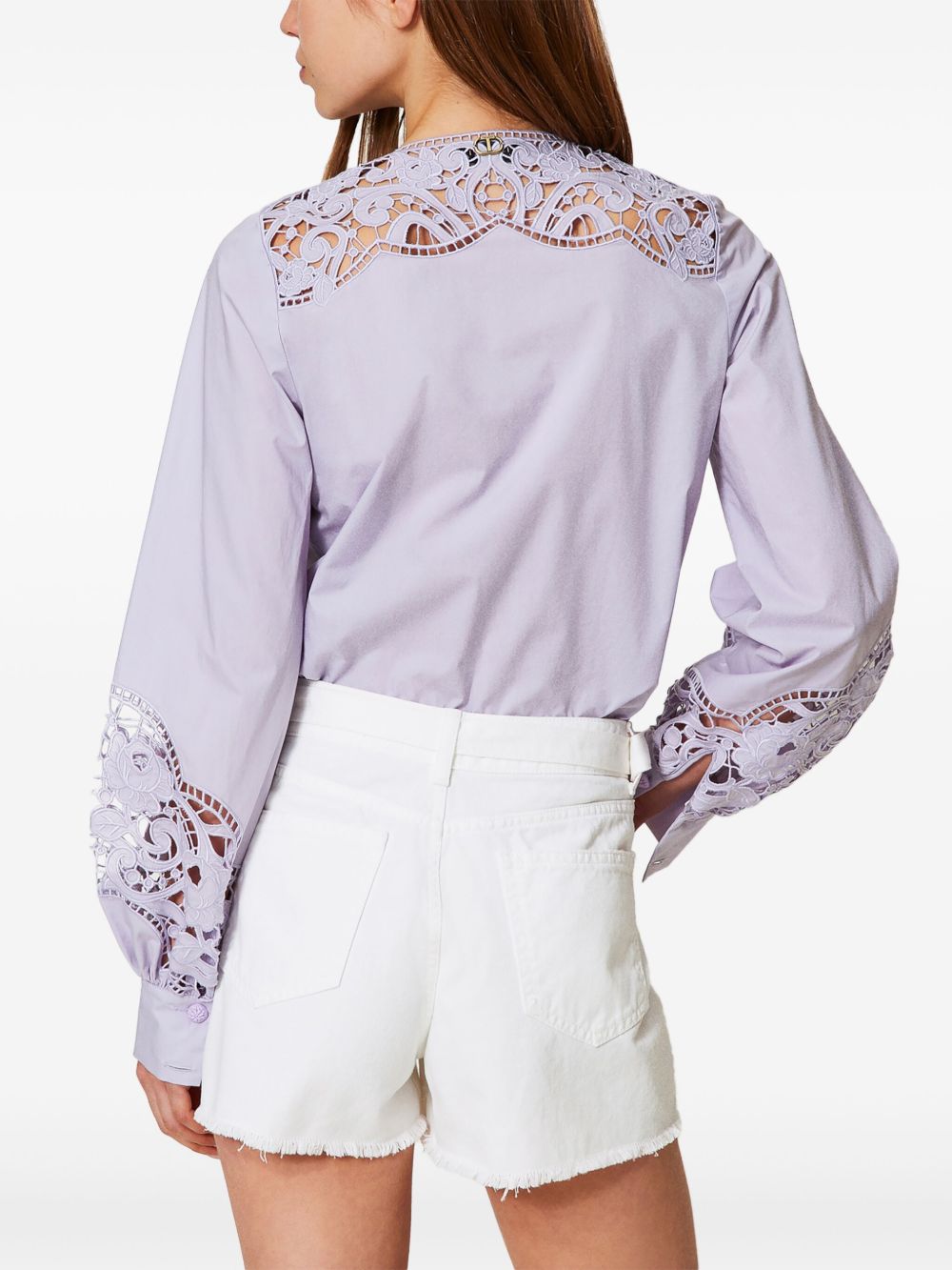 TWIN-SET Comfortable Cotton Mini Shorts for Women