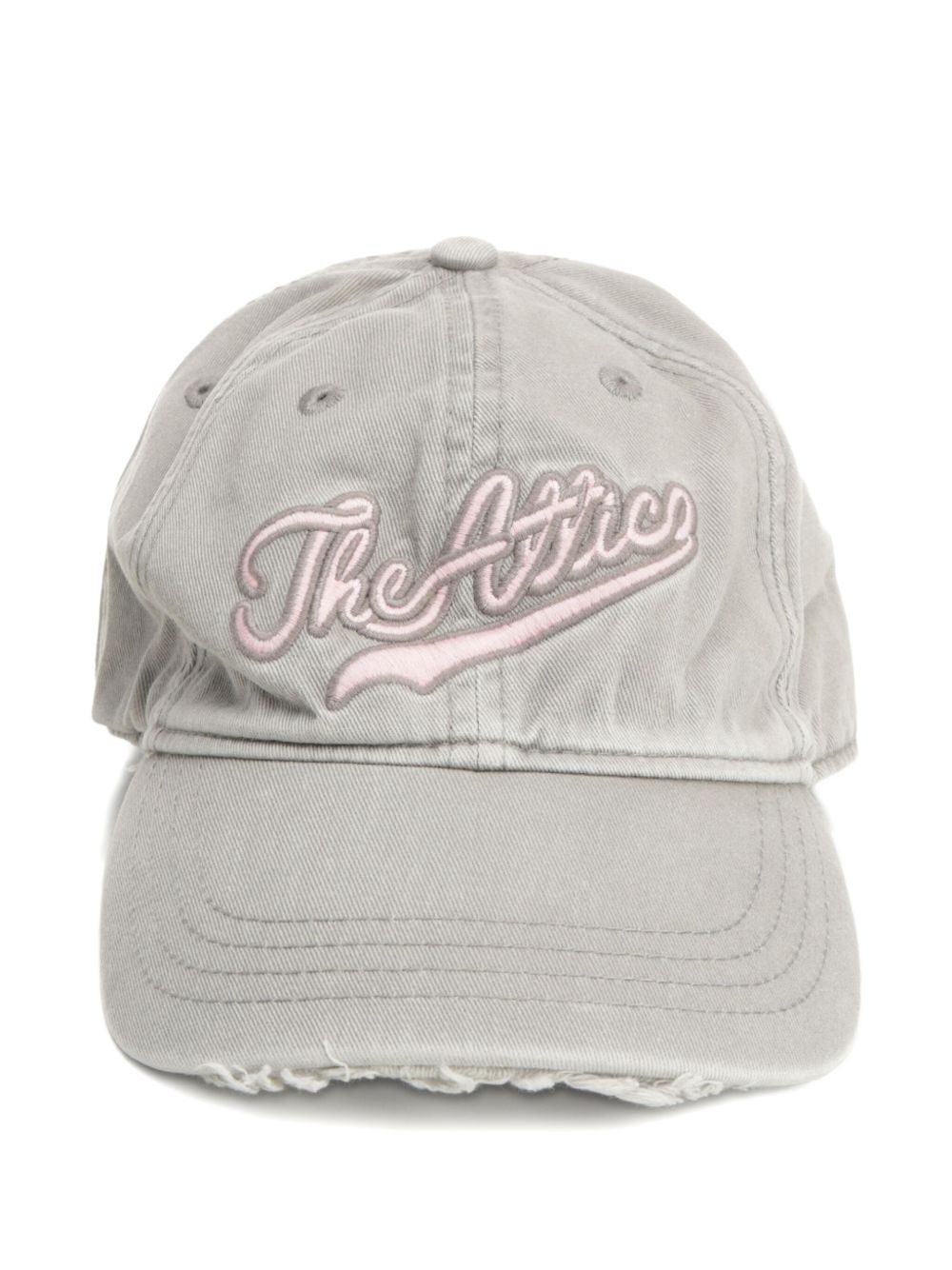 THE ATTICO Logo Canvas Baseball Cap