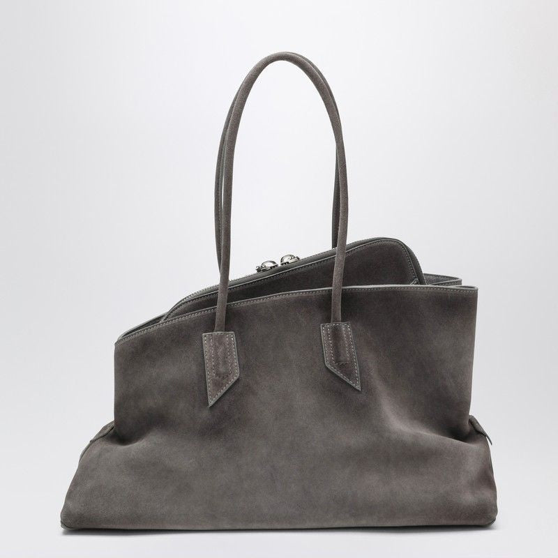 THE ATTICO Medium Brushed Suede Handbag