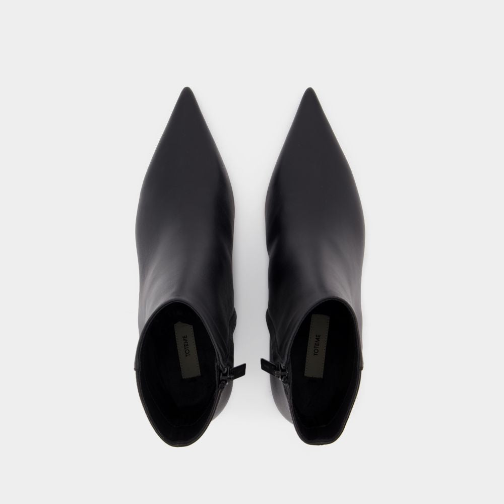 TOTEME Sharp Ankle Boots for Women