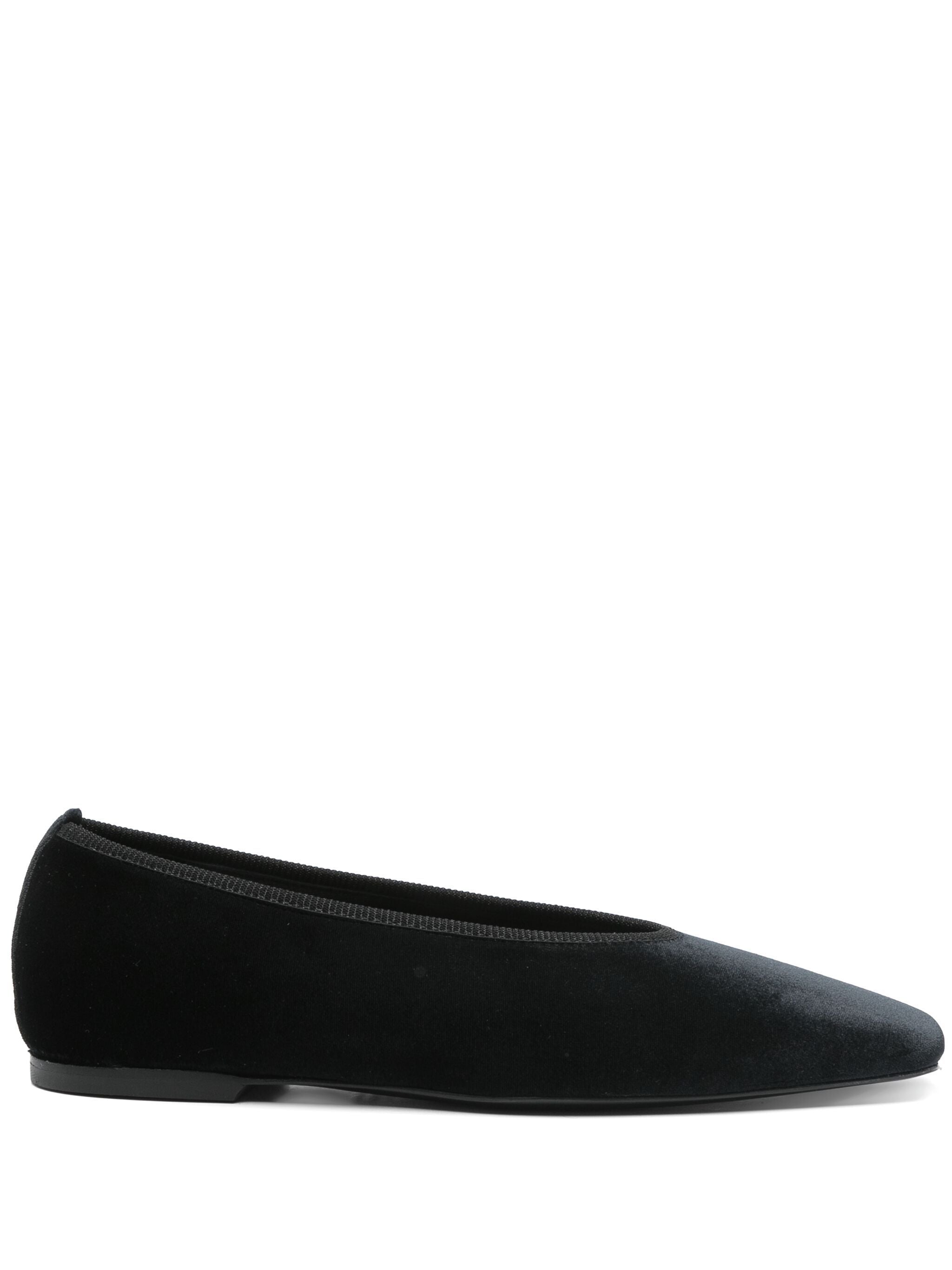 TOTEME Minimalist Velvet Ballerinas for Women