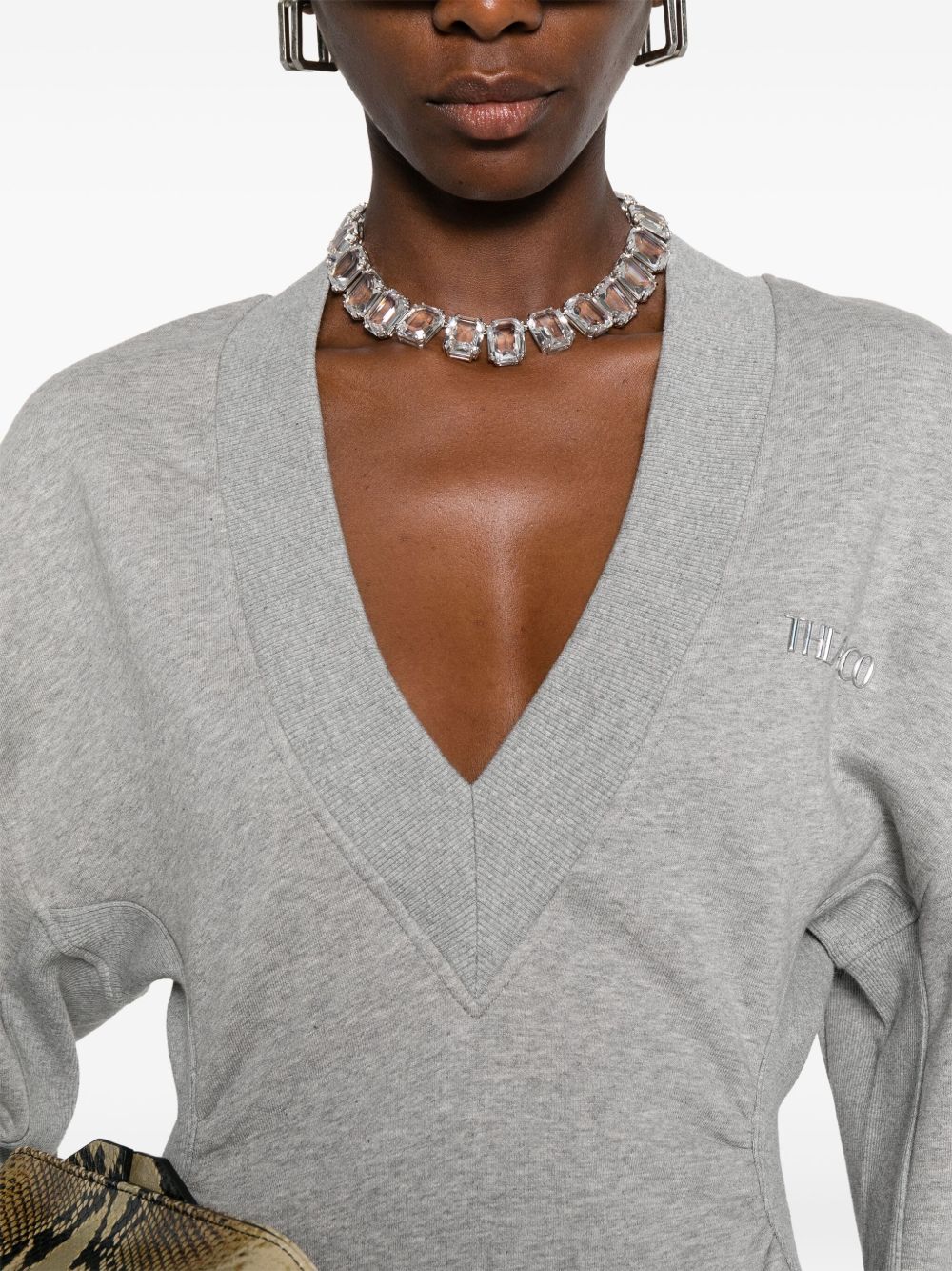 THE ATTICO Chic Cotton Mini Dress for Women - FW25