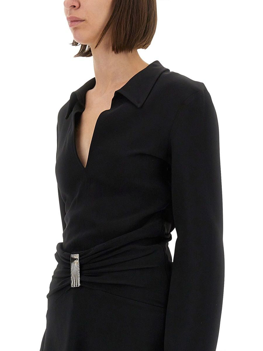 THE ATTICO Chic Slim Fit Mini Dress