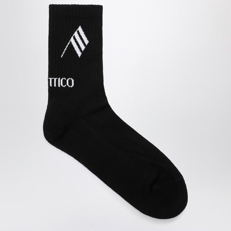 THE ATTICO Ribbed Logo Socks for Women
