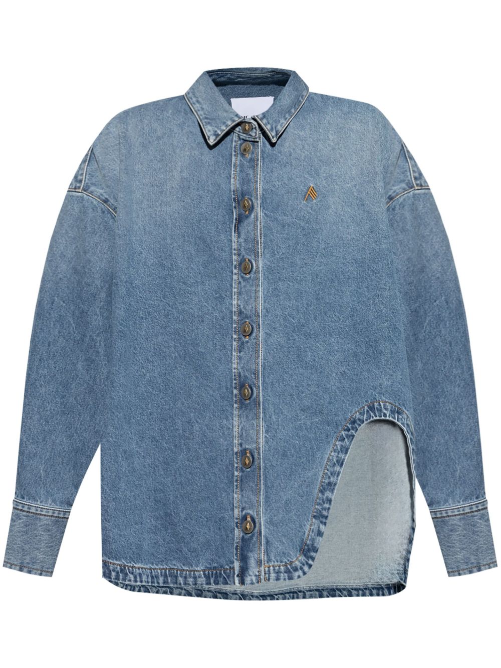 THE ATTICO Denim Cotton Shirt