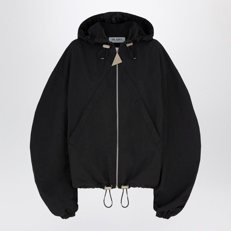 THE ATTICO Oversized Hooded Bomber Jacket for Women