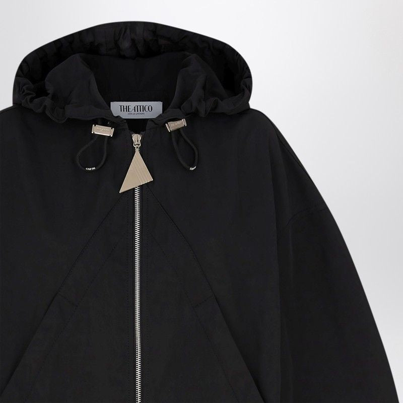 THE ATTICO Oversized Hooded Bomber Jacket for Women