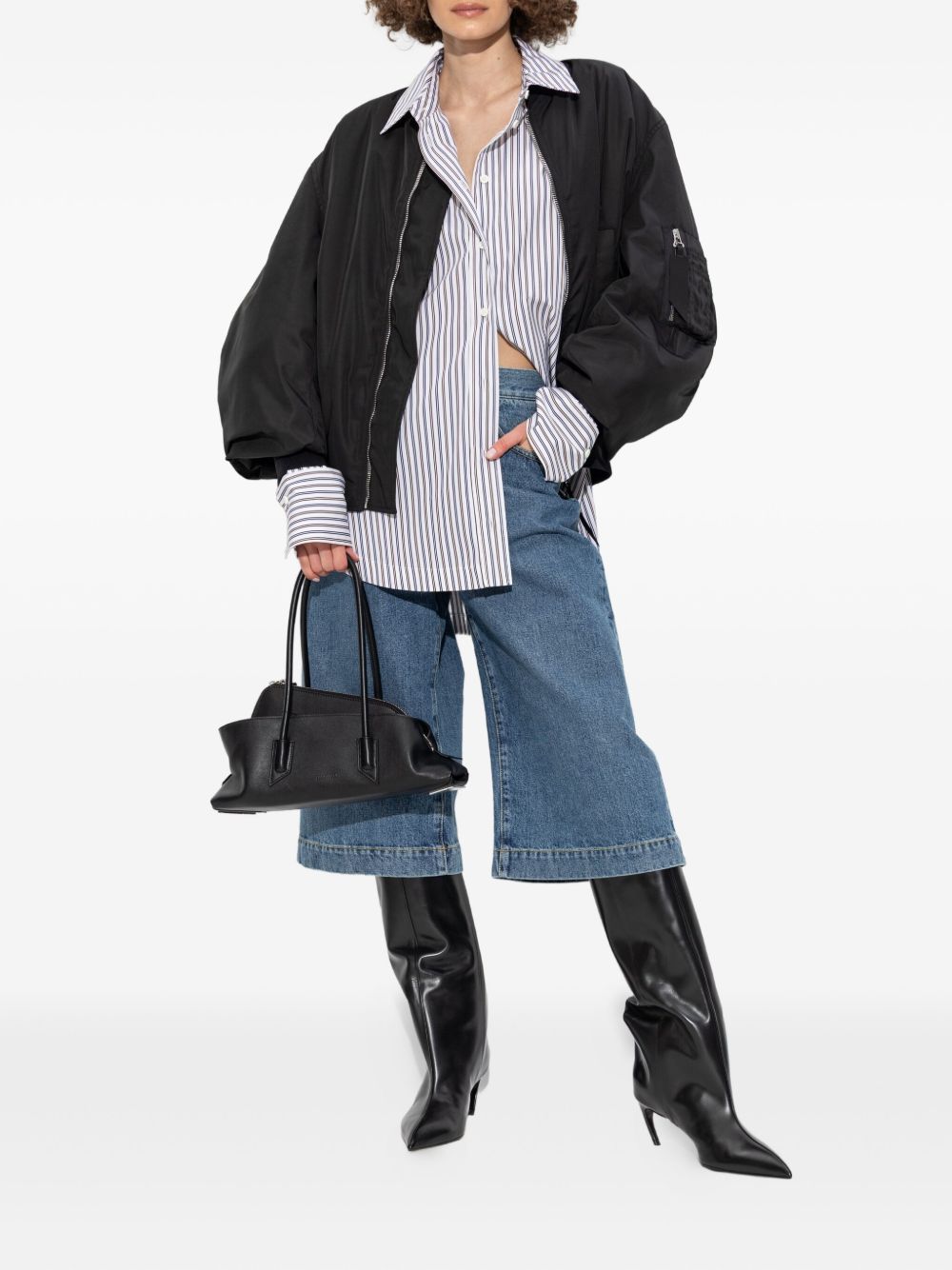 THE ATTICO Striped Cotton Shirt for Women