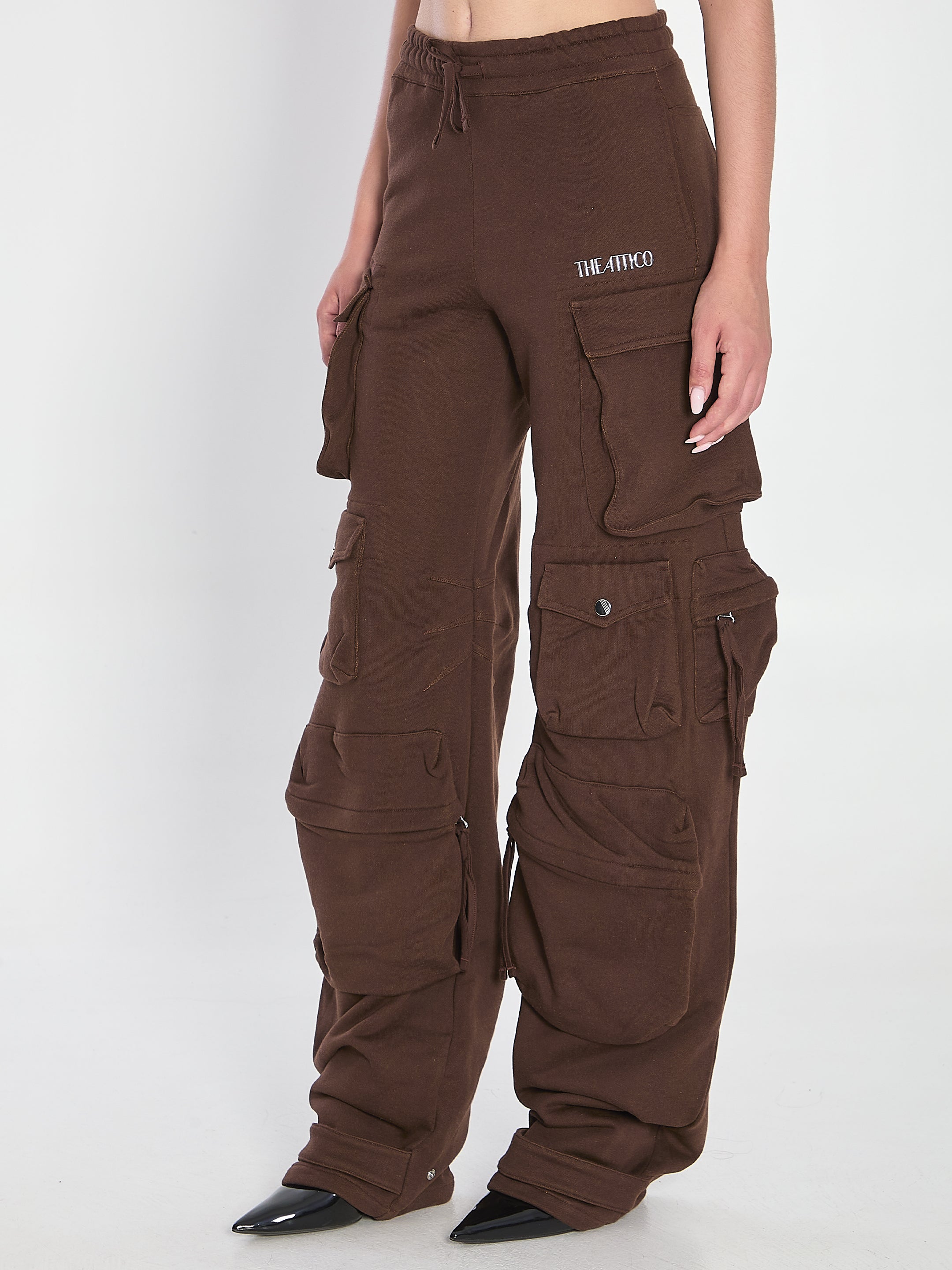THE ATTICO Relaxed Fit Cargo Pants - FW25
