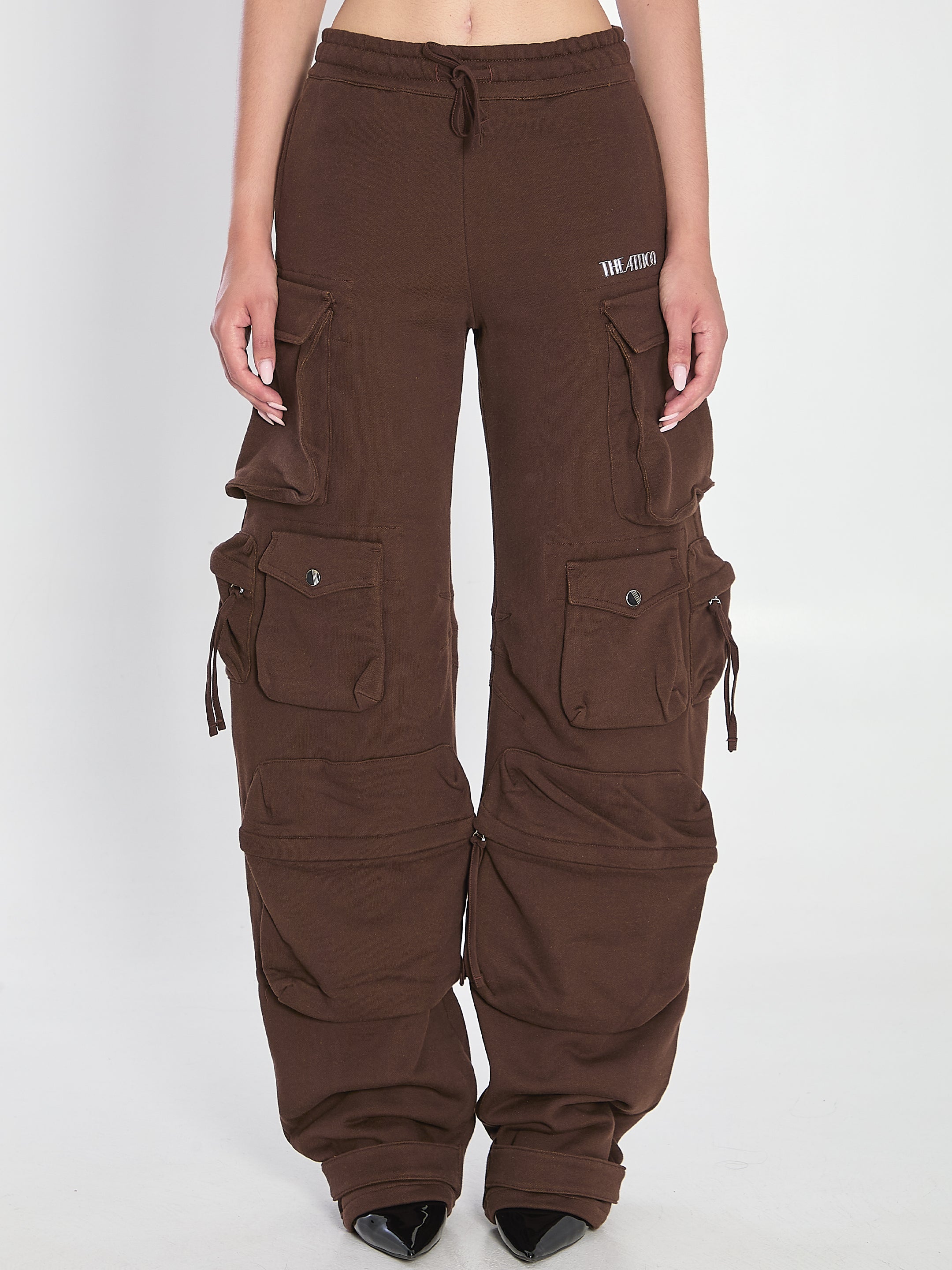 THE ATTICO Relaxed Fit Cargo Pants - FW25