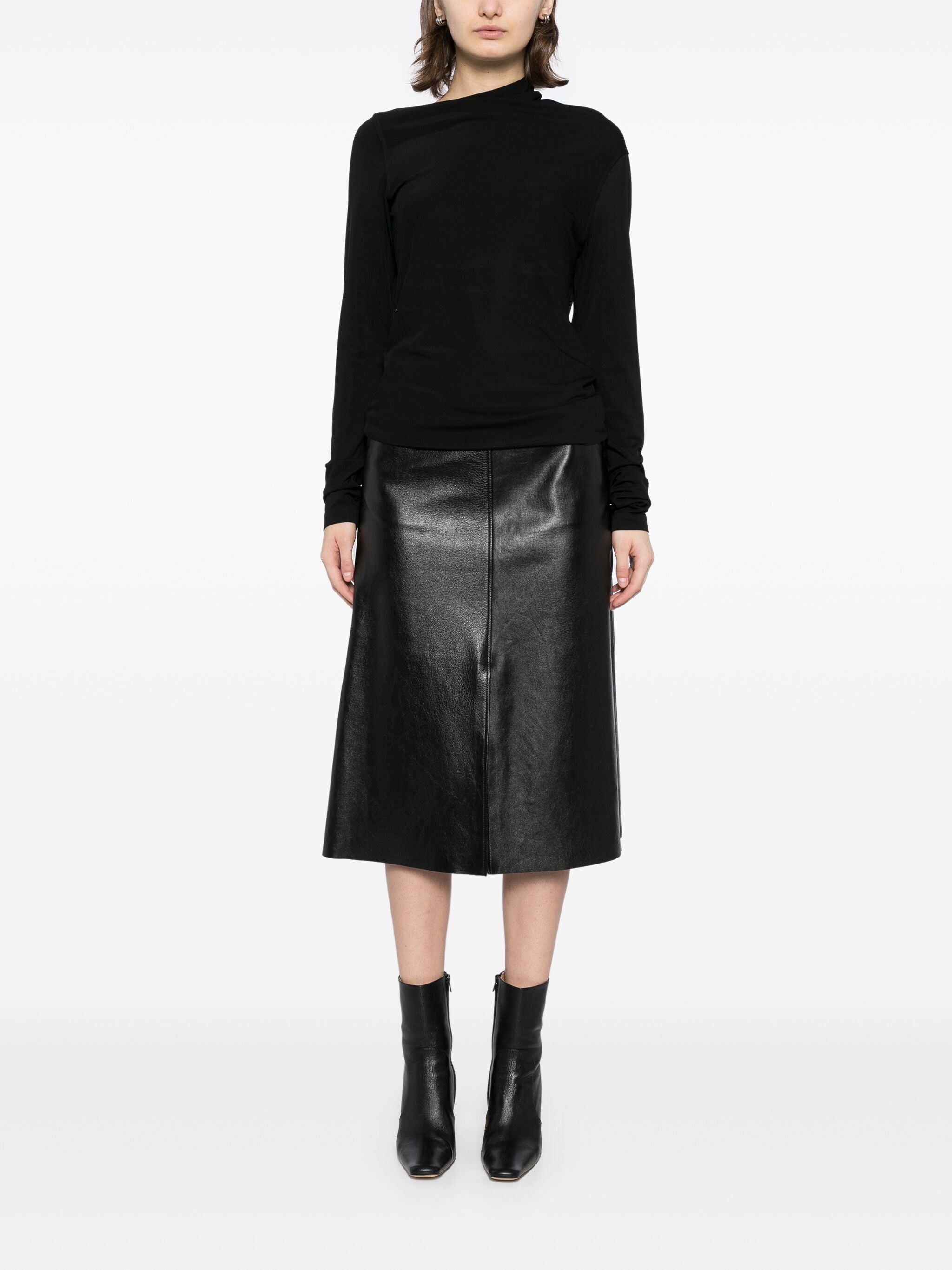 TOTEME Draped T-Shirt Top for Women