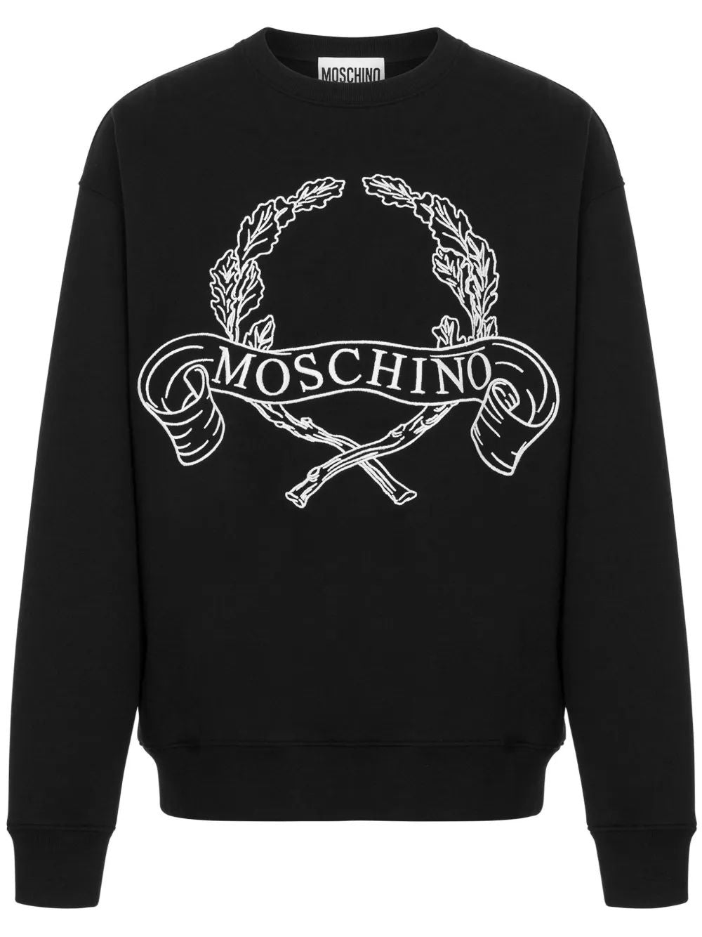 MOSCHINO COUTURE Logo-Embroidered Sweatshirt for Men
