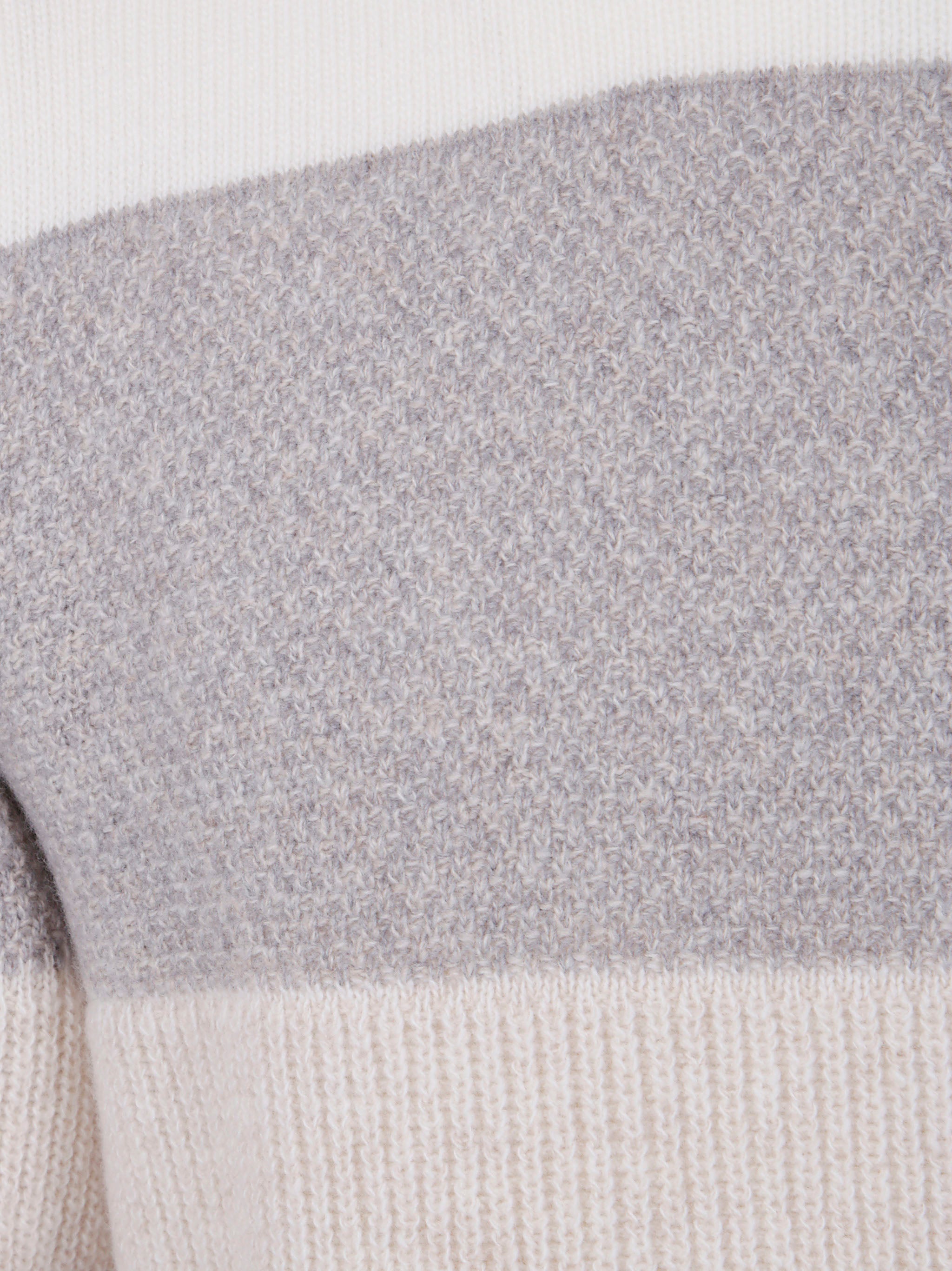 BARBA Napoli Men's Horizontal Stripes Turtle Neck Sweater