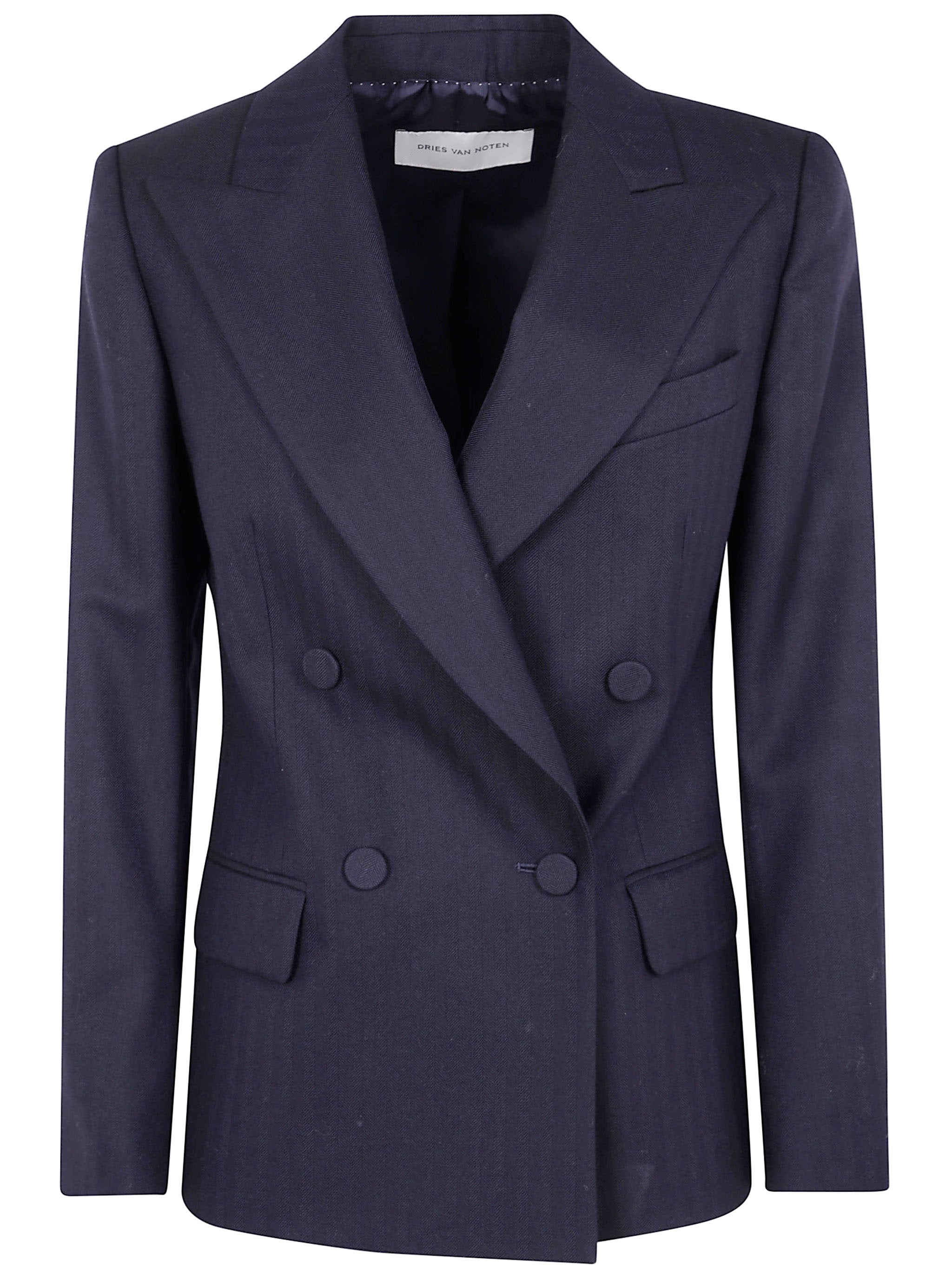 DRIES VAN NOTEN WOMEN'S CLASSIC WOOL OUTERWEAR JACKET