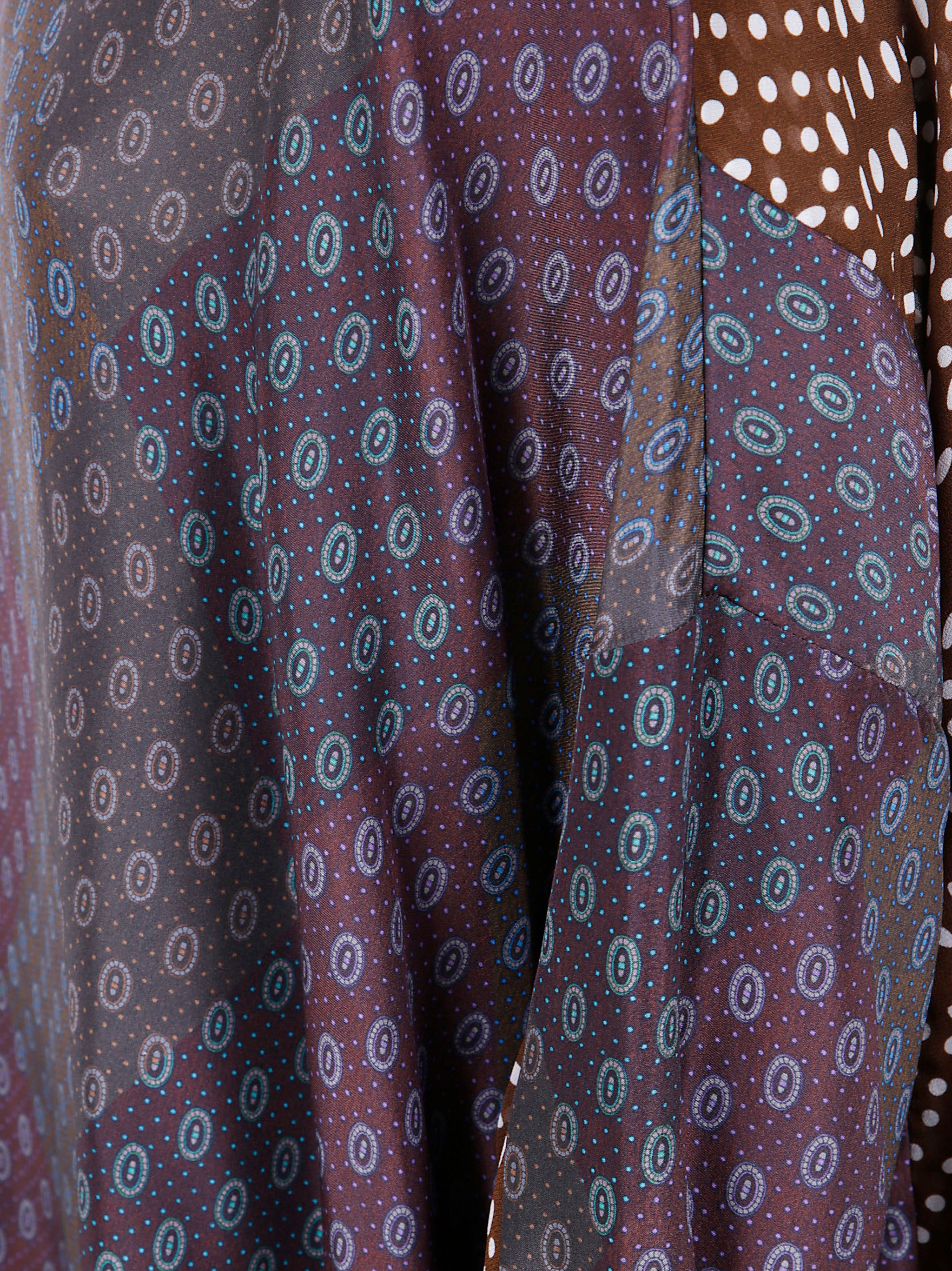 DRIES VAN NOTEN Silk Habotai Print Shirt