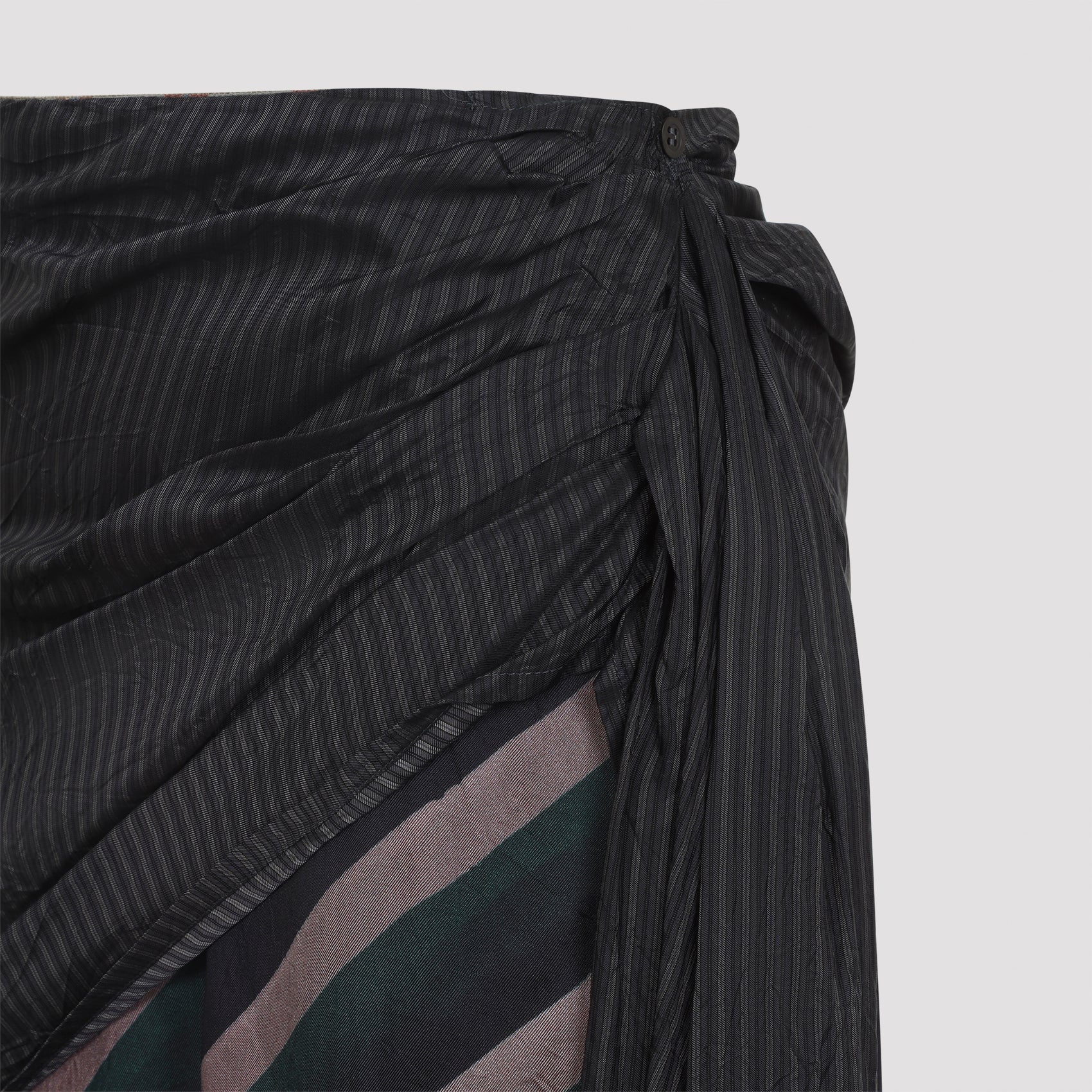 DRIES VAN NOTEN Midi Skirt with Luxurious Silk Blend