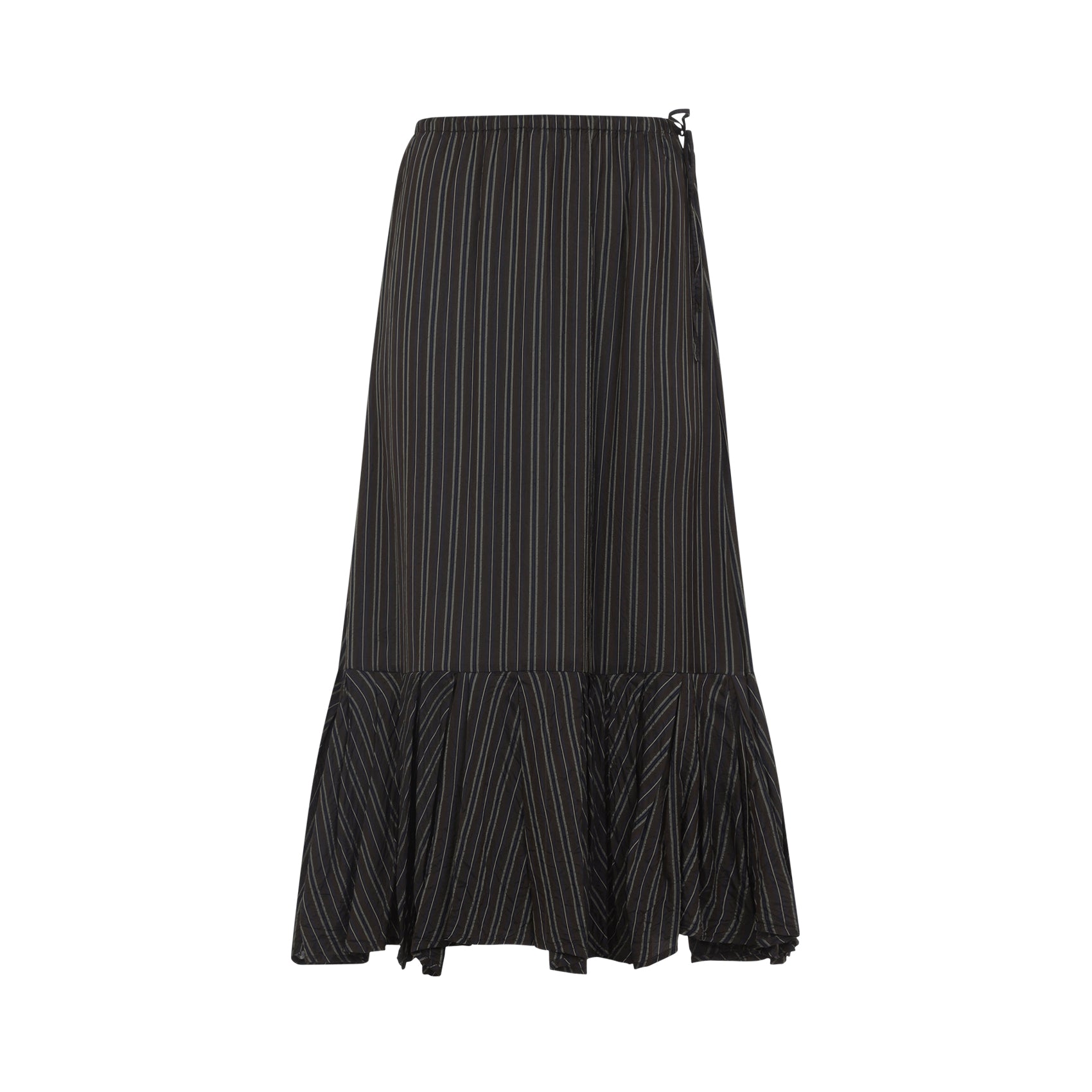 DRIES VAN NOTEN Elegant Cupro Skirt for Fall 2025