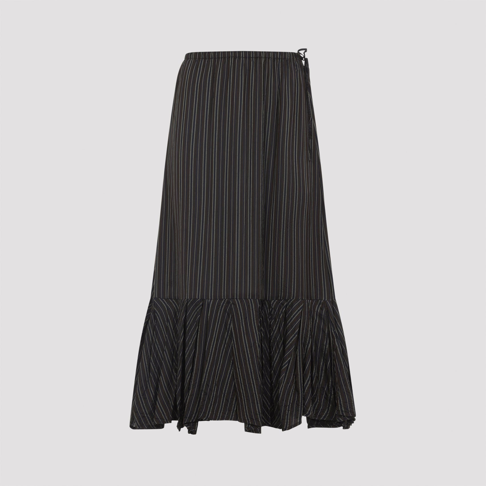 DRIES VAN NOTEN Elegant Cupro Skirt for Fall 2025