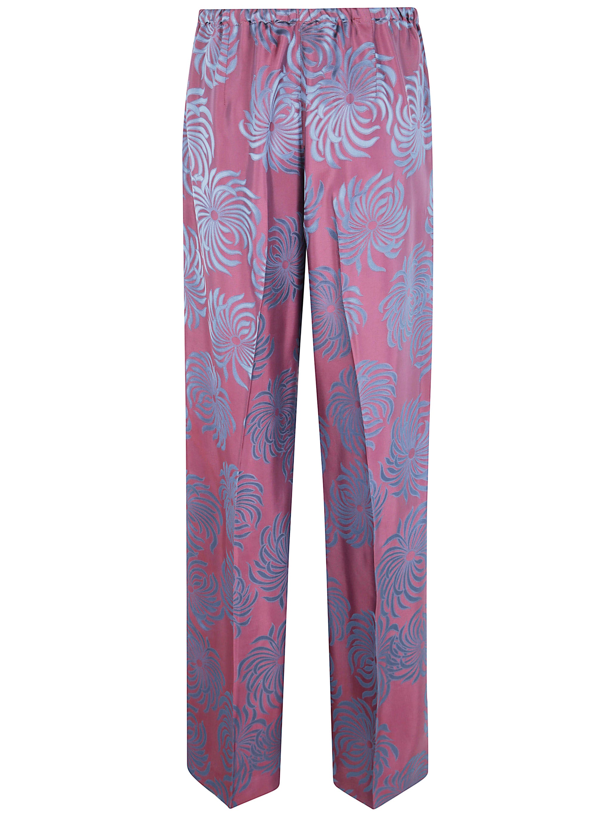 DRIES VAN NOTEN Long Double Die Jacquard Trouser