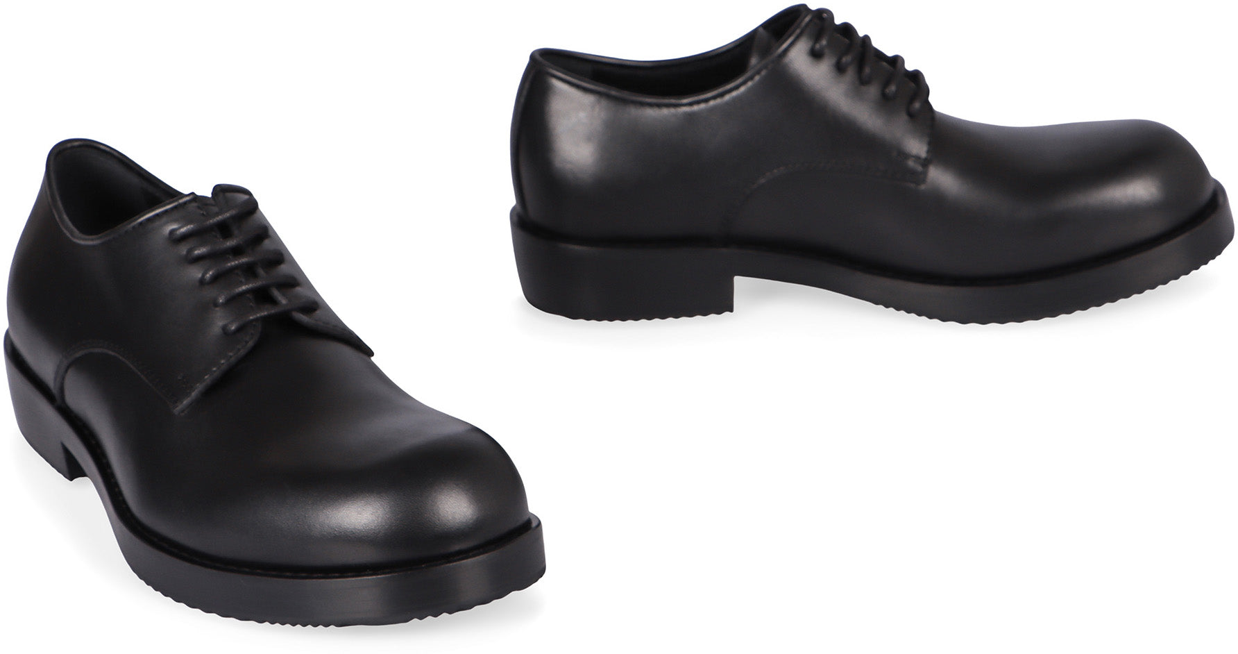 DRIES VAN NOTEN Elegant Leather Lace-Up Shoes for Men