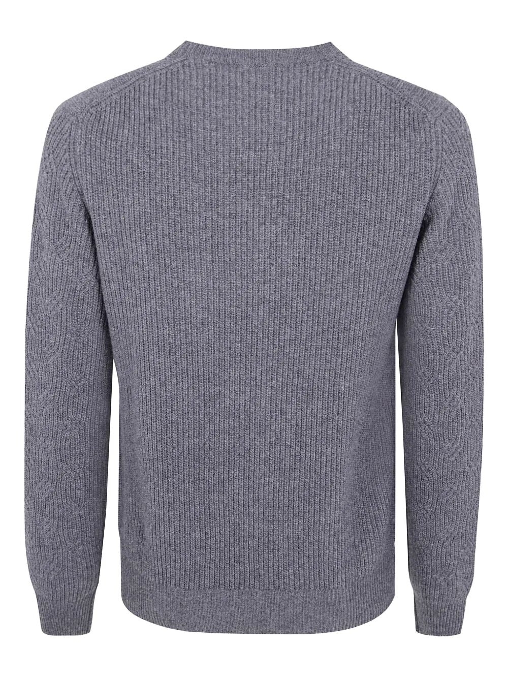 BARBA Napoli Round Neck Embroidered Sweater - Men