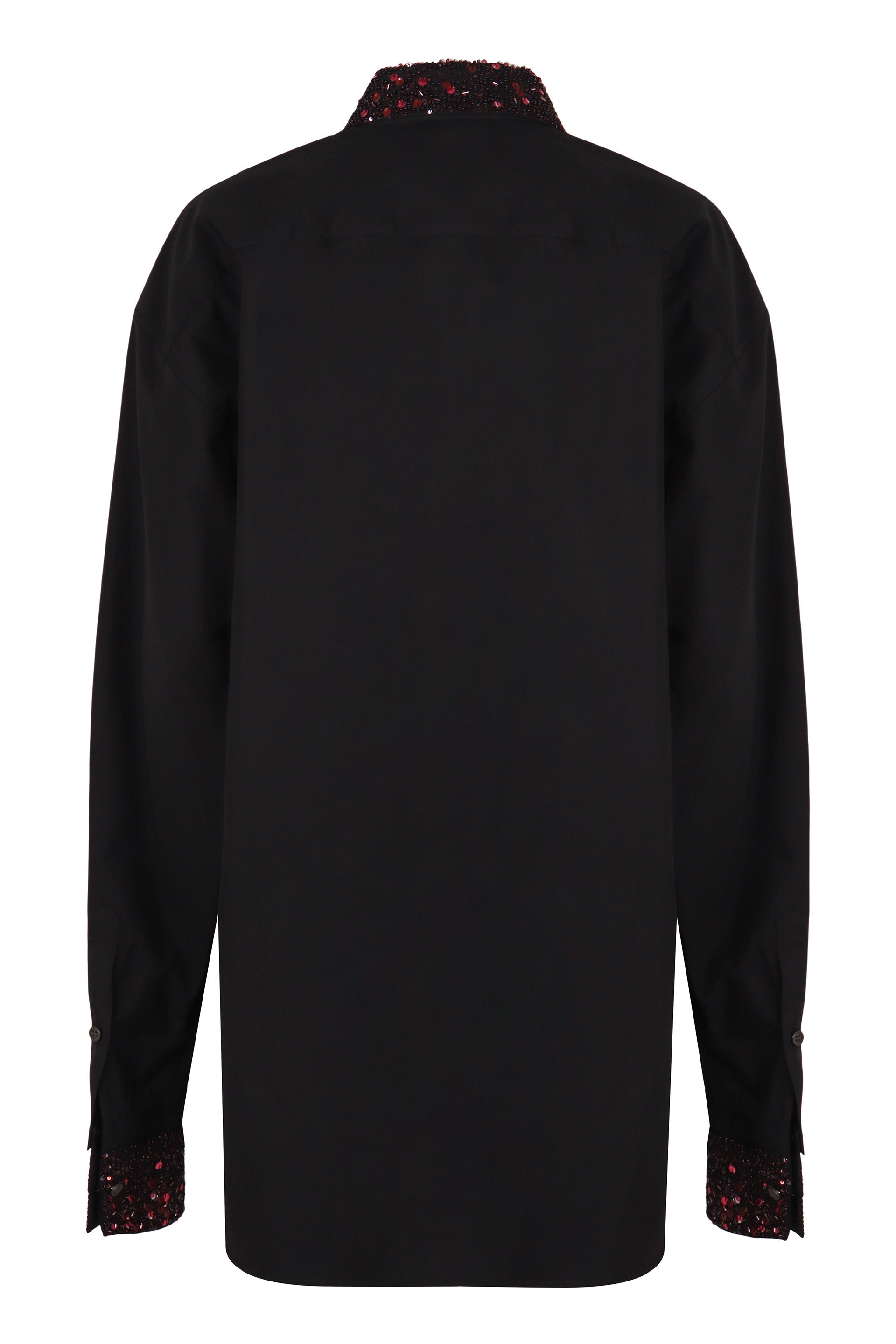 DRIES VAN NOTEN Classic Fit Long-Sleeve Cotton Shirt