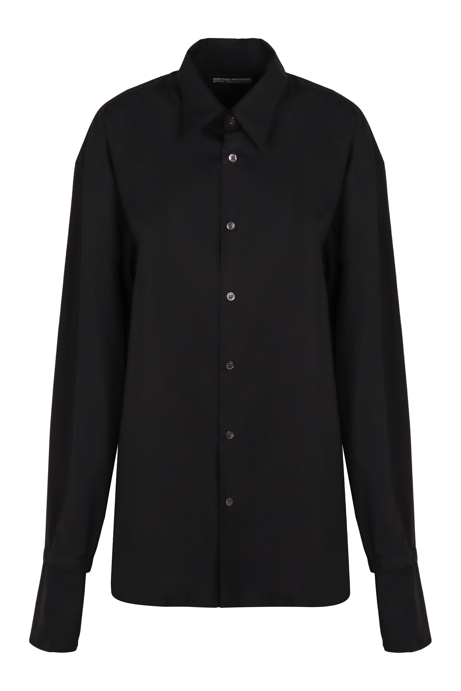 DRIES VAN NOTEN Classic Fit Long-Sleeve Cotton Shirt