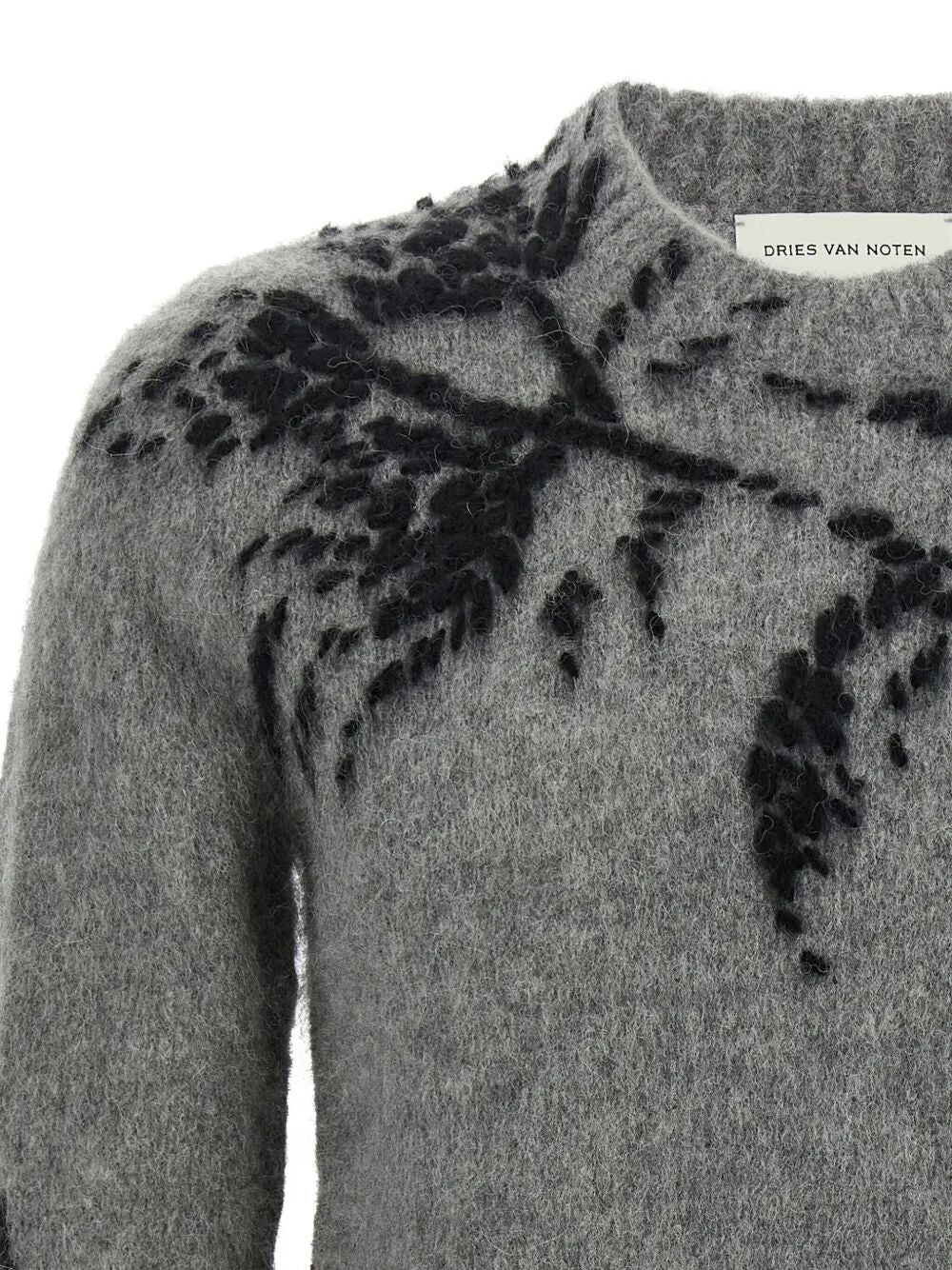 DRIES VAN NOTEN Round Neck Sweater for Men - FW25 Collection