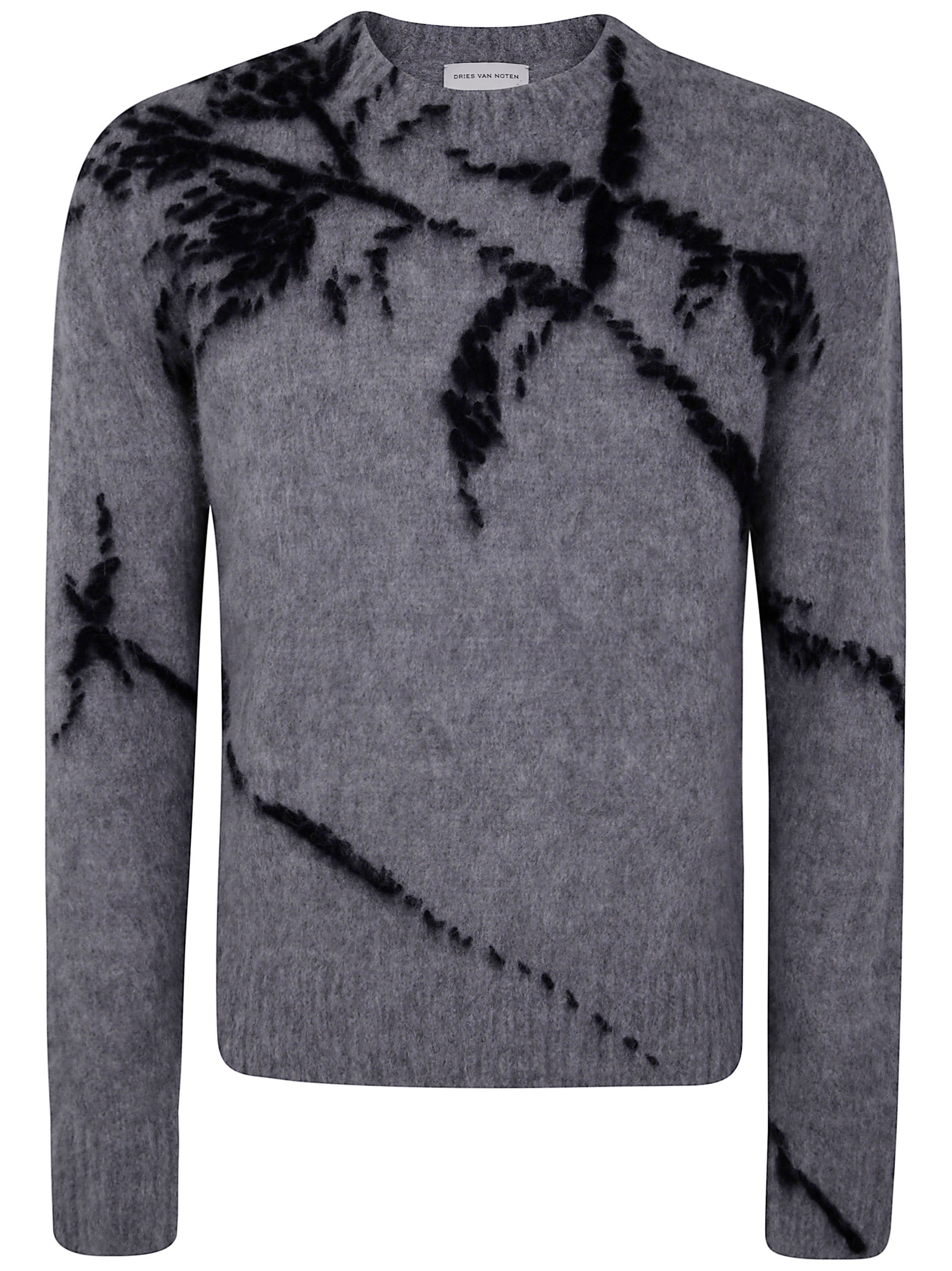 DRIES VAN NOTEN Round Neck Sweater for Men - FW25 Collection