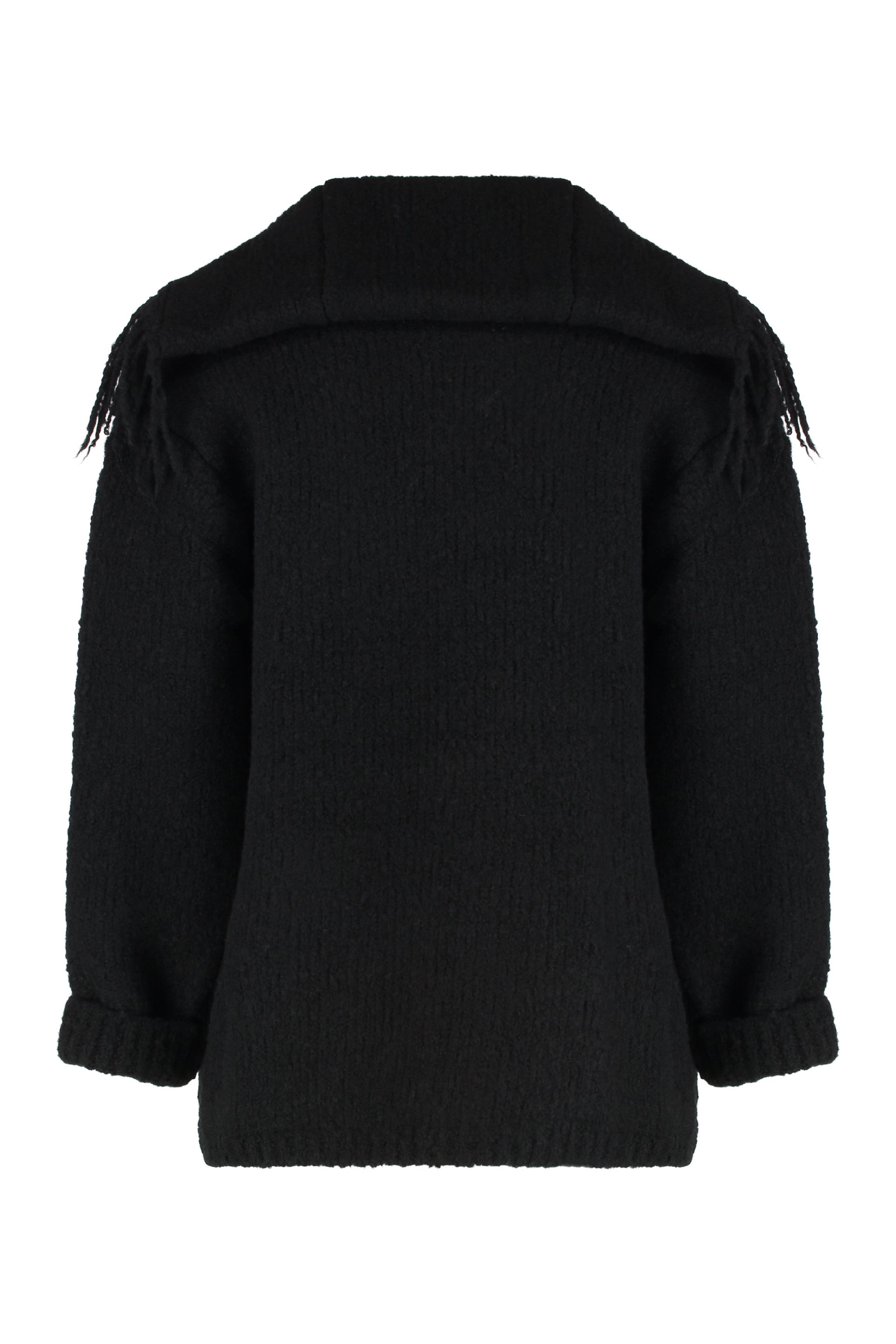 DRIES VAN NOTEN Maxi Cardigan in Luxurious Wool for Men