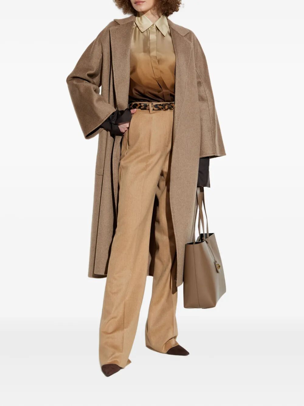 MAX MARA Classic Cashmere Belted Jacket
