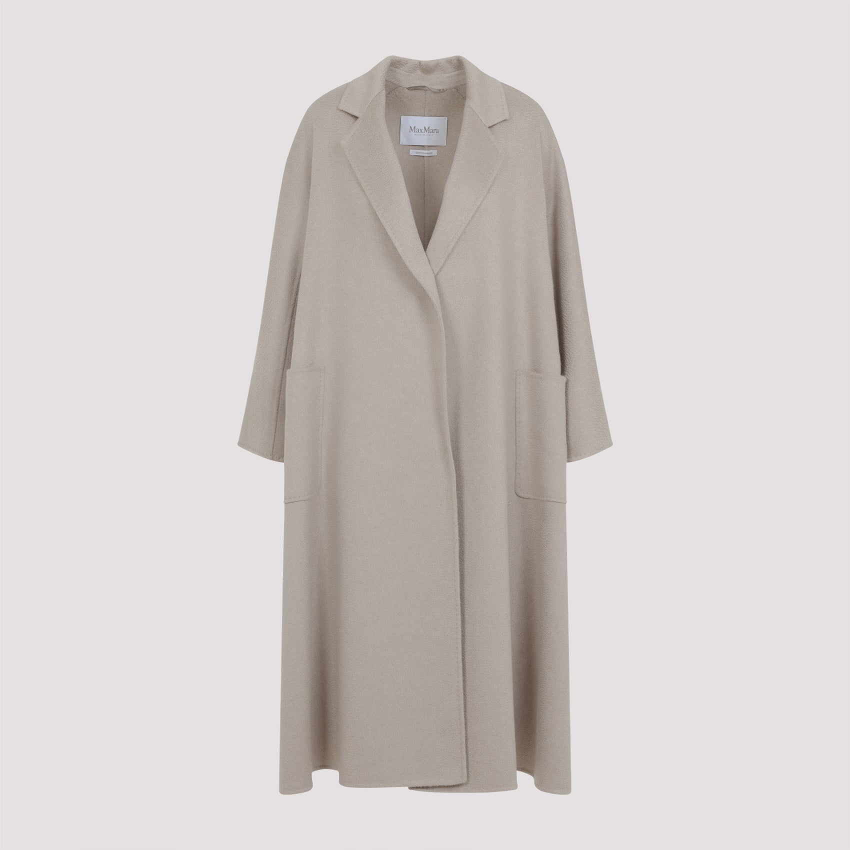 MAX MARA Oversized Cashmere Jacket with Notched Lapel - Size 38 IT