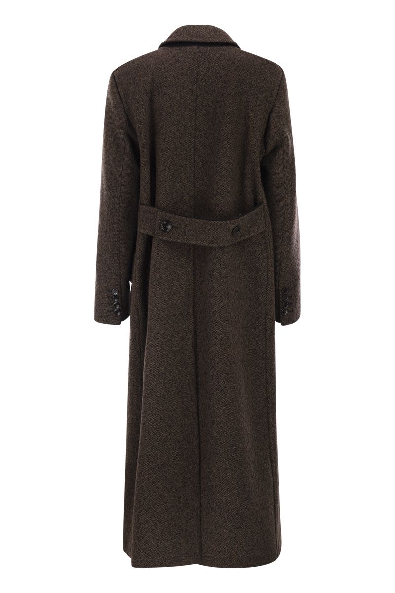 MAX MARA Oversized Double-Breasted Wool and Cashmere Jacket