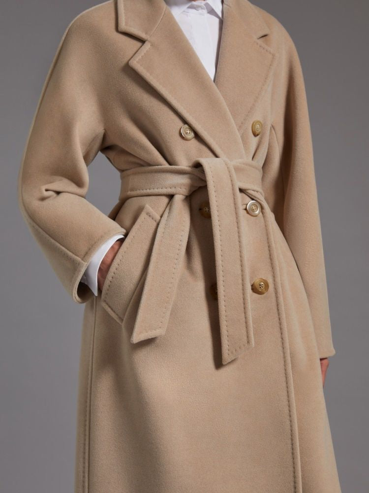 MAX MARA Double-Breasted Peacoat Jacket for Women