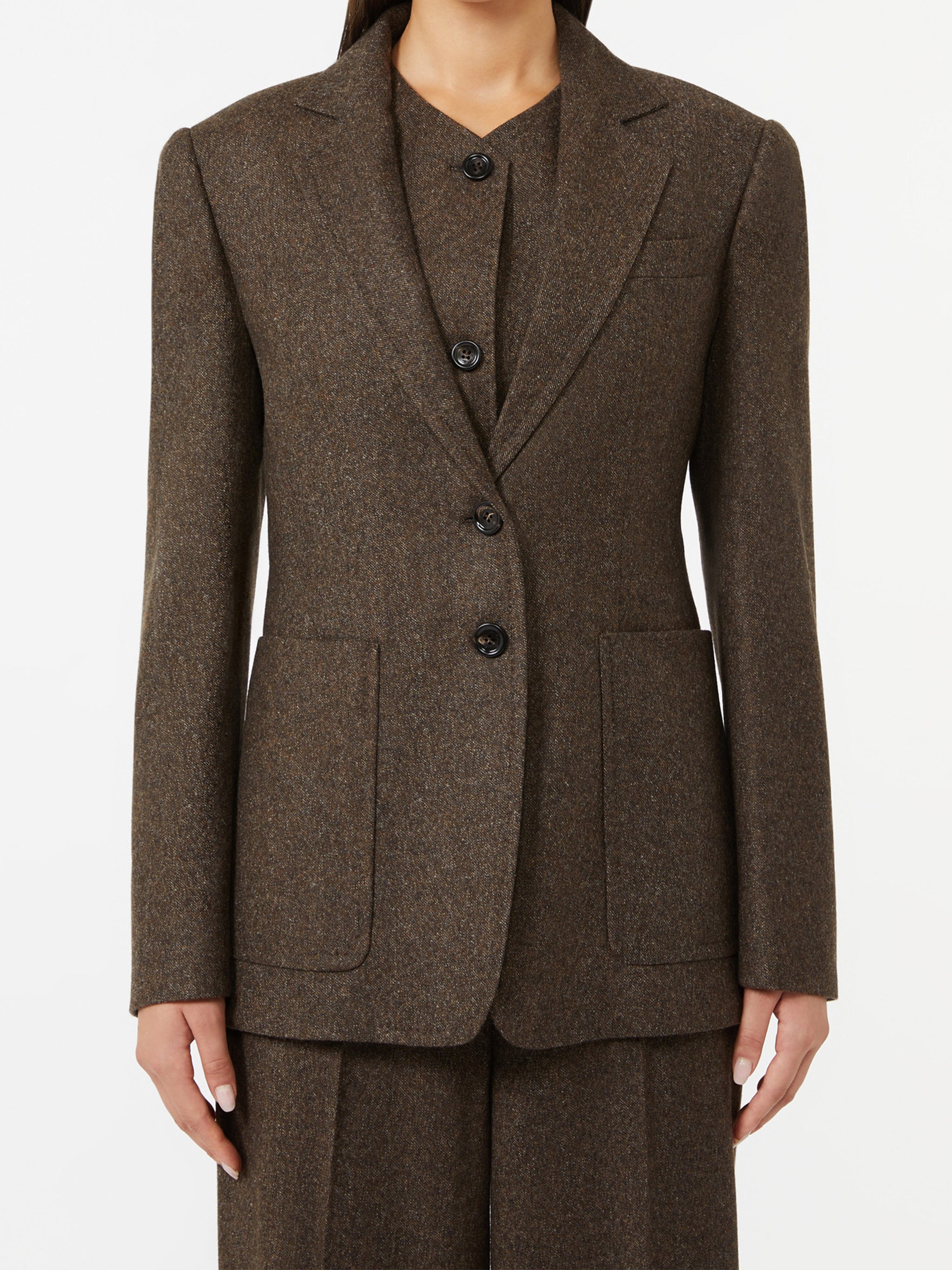MAX MARA Classic Tweed Mini Jacket for Women