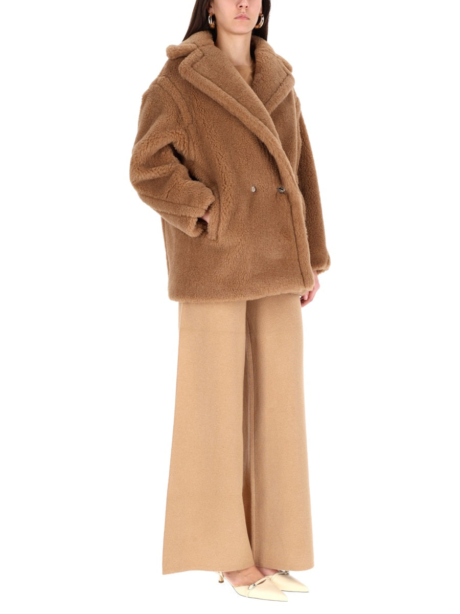 MAX MARA Luxury Jacket with Camel and Silk Blend - Size S